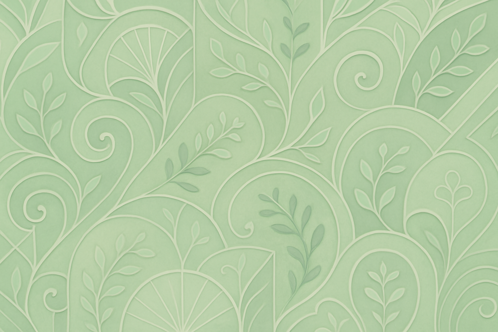 A light greenish self design image